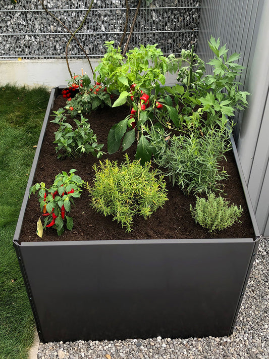 Hochbeet Design Anthrazitgrau