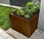 Hochbeet Design Cortenstahl